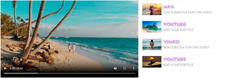 Divi Vídeo Gallery Playlist
