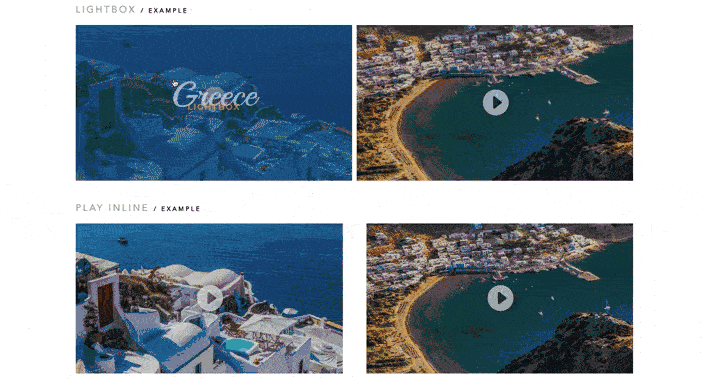 Galería de video con Divi 2 reproductores